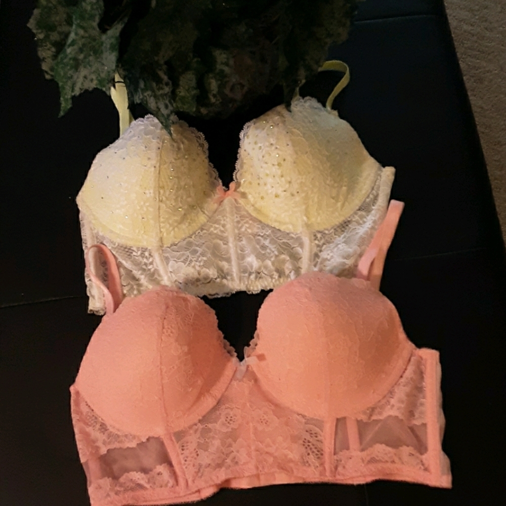 EXCELLENT CONDITION TWO CORSET BRA SET